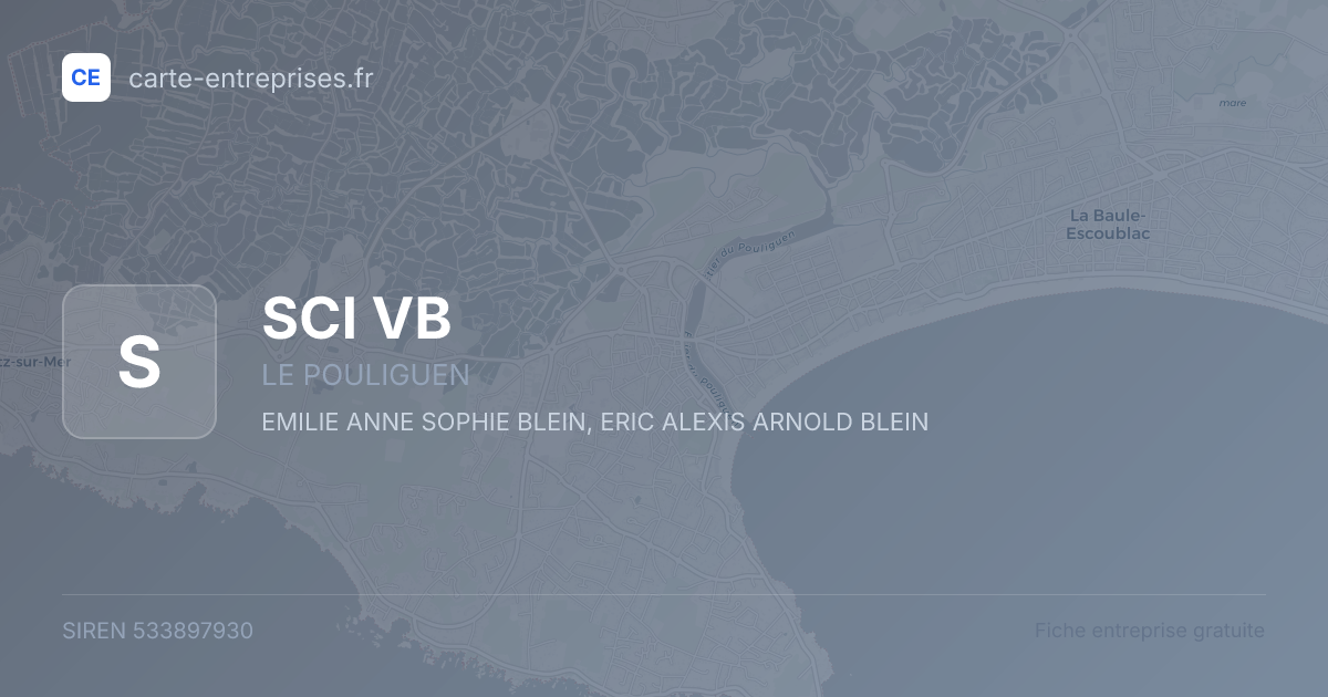 SCI VB — 533897930 — fiche entreprise