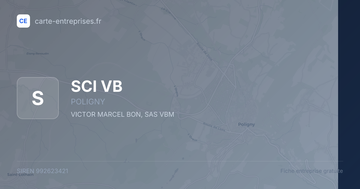 SCI VB — 992623421 — fiche entreprise