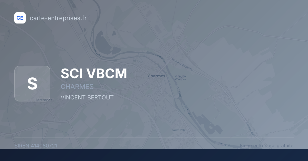 SCI VBCM — 414080721 — fiche entreprise