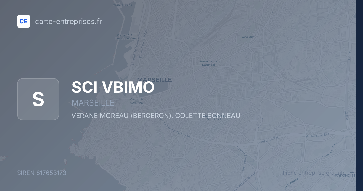 SCI VBIMO — 817653173 — fiche entreprise