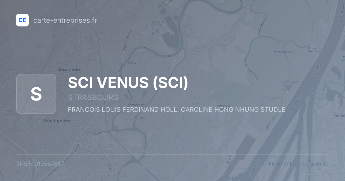 SCI VENUS (SCI) — 919587857 — fiche entreprise