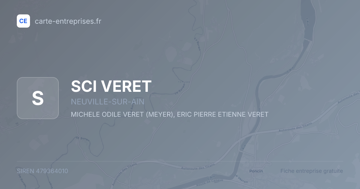 SCI VERET — 479364010 — fiche entreprise