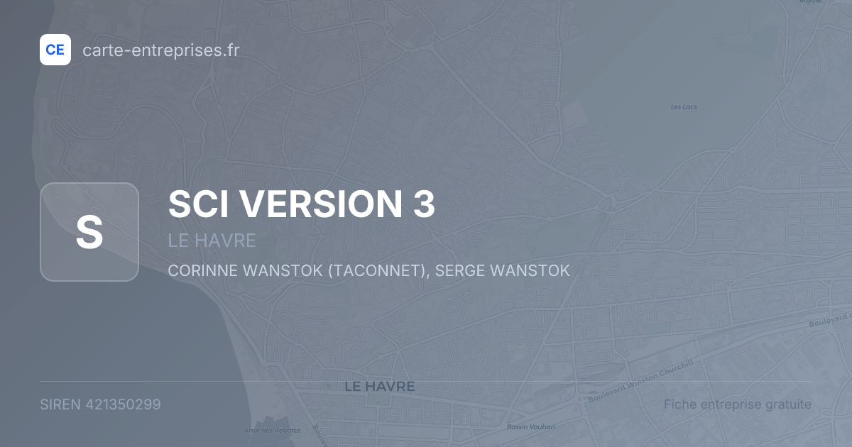 SCI VERSION 3 — 421350299 — fiche entreprise