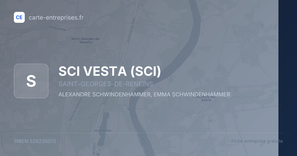 SCI VESTA (SCI) — 528235013 — fiche entreprise