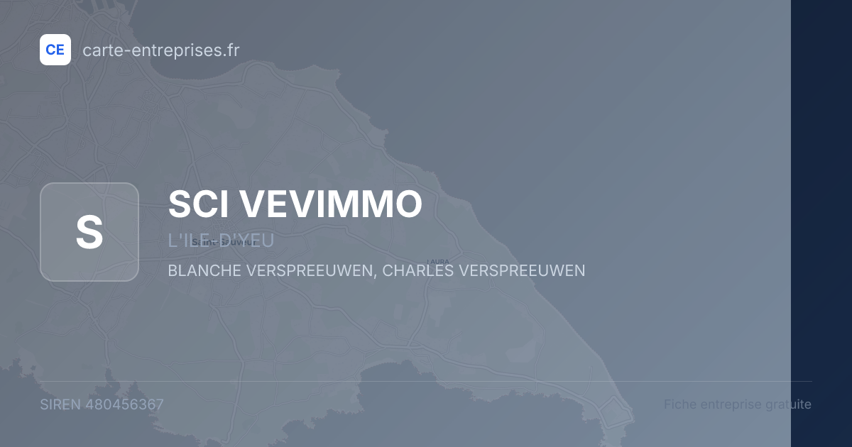 SCI VEVIMMO — 480456367 — fiche entreprise