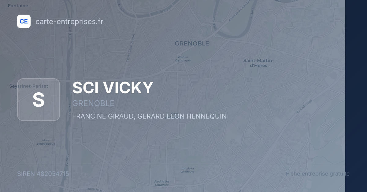 SCI VICKY — 482054715 — fiche entreprise