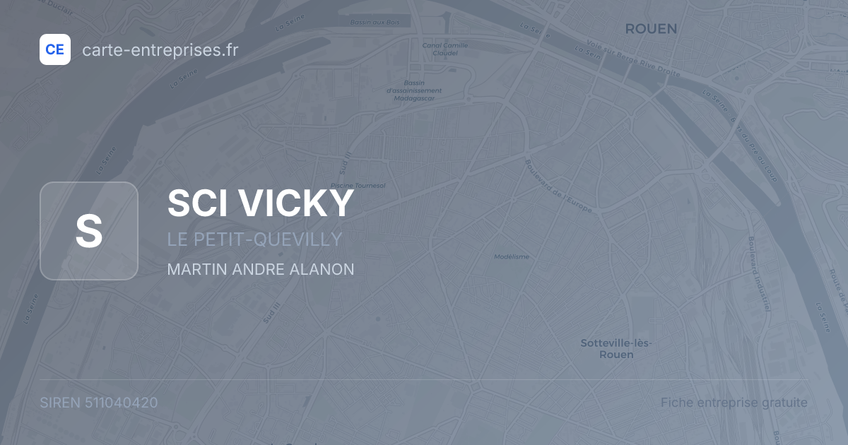 SCI VICKY — 511040420 — fiche entreprise