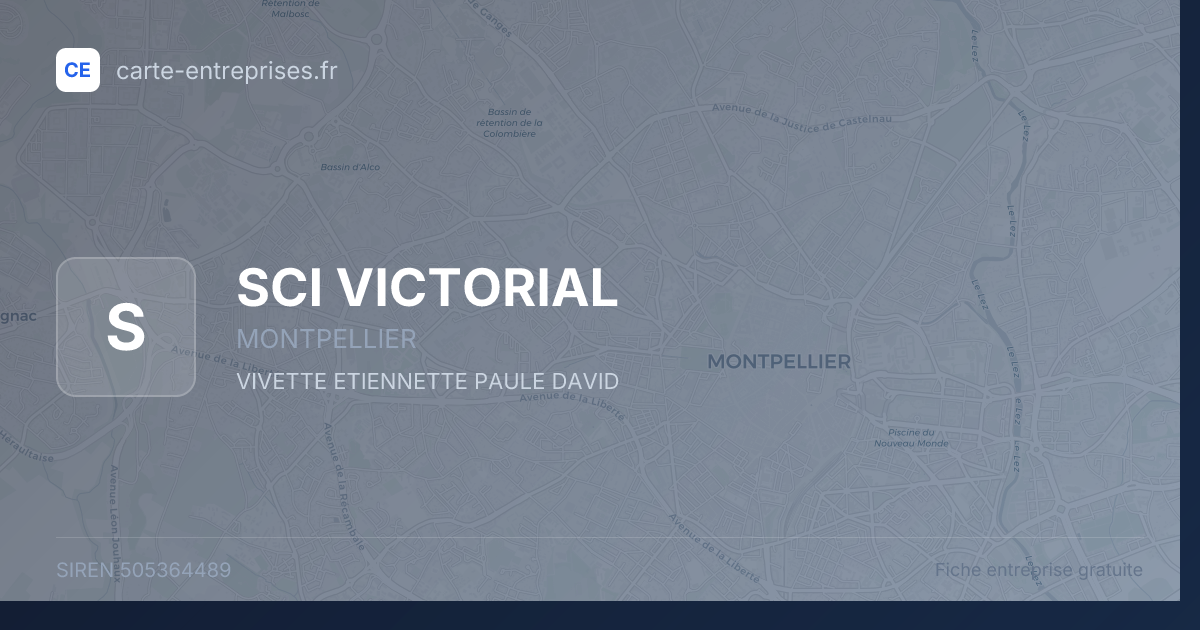 SCI VICTORIAL — 505364489 — fiche entreprise
