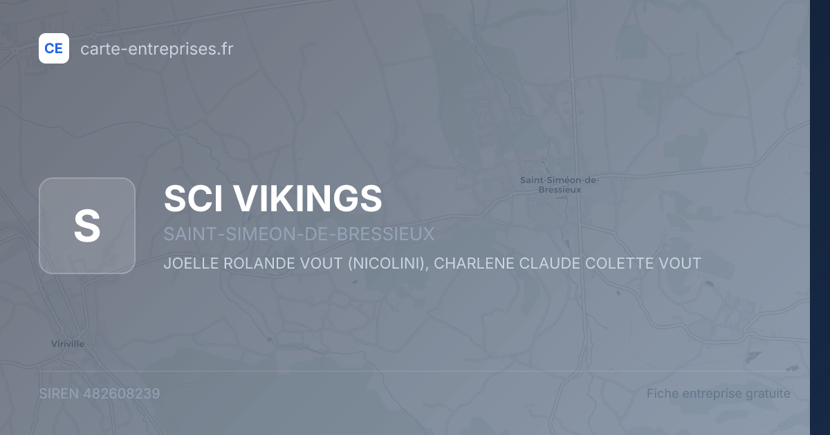 SCI VIKINGS — 482608239 — fiche entreprise
