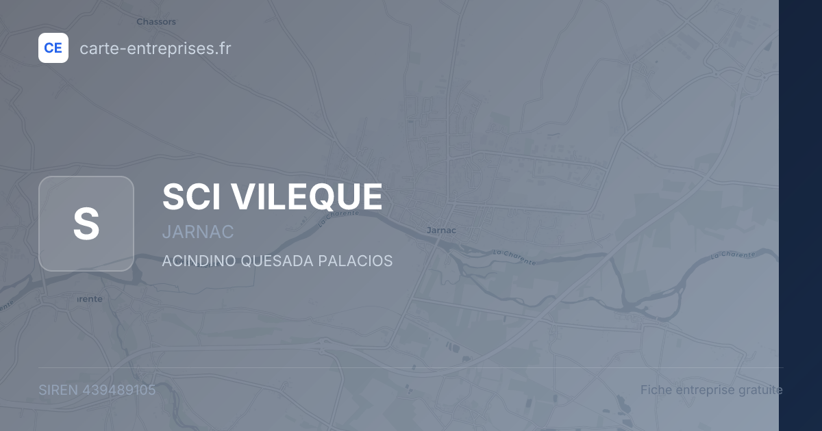 SCI VILEQUE — 439489105 — fiche entreprise