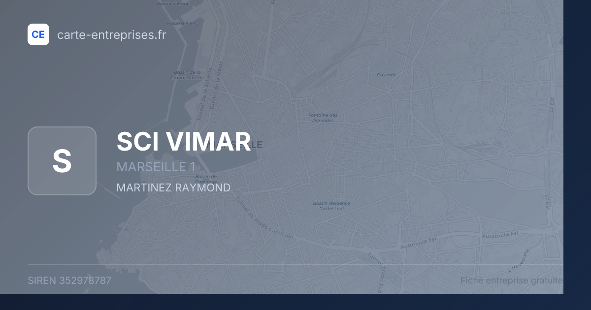 SCI VIMAR — 352978787 — fiche entreprise