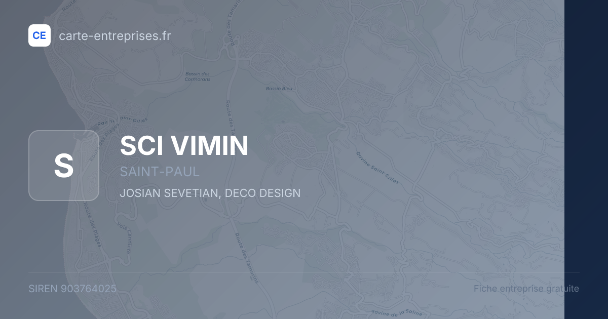 SCI VIMIN — 903764025 — fiche entreprise