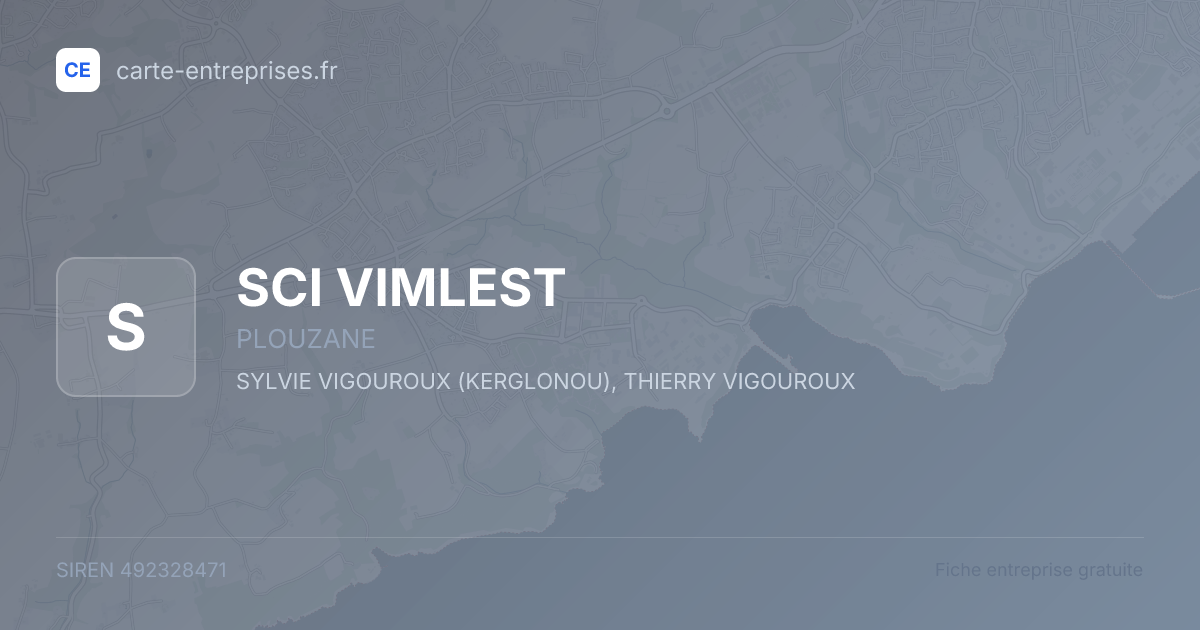 SCI VIMLEST — 492328471 — fiche entreprise