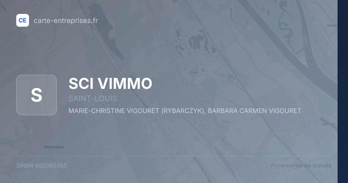 SCI VIMMO — 492085485 — fiche entreprise