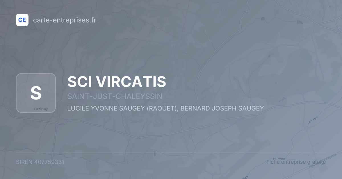 SCI VIRCATIS — 407759331 — fiche entreprise