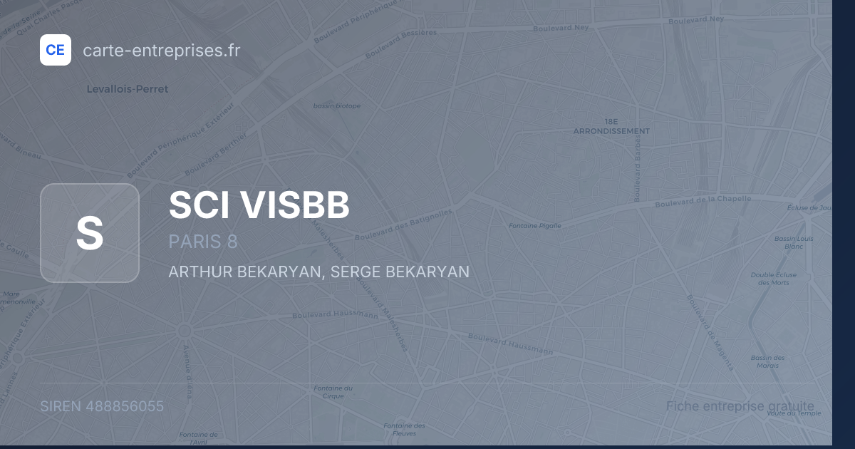 SCI VISBB — 488856055 — fiche entreprise