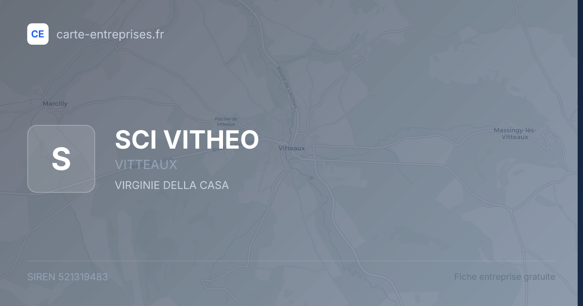 SCI VITHEO — 521319483 — fiche entreprise