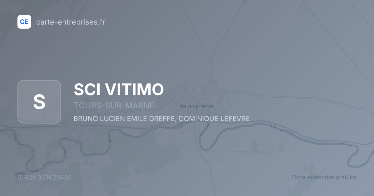 SCI VITIMO — 353625486 — fiche entreprise