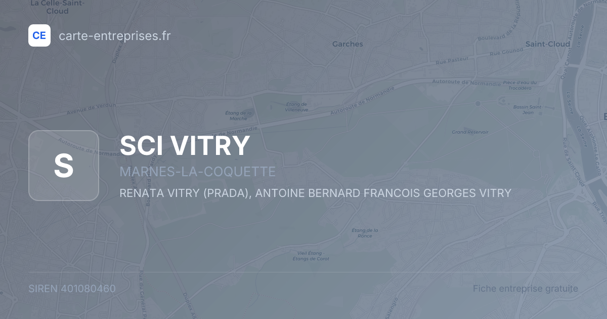 SCI VITRY — 401080460 — fiche entreprise