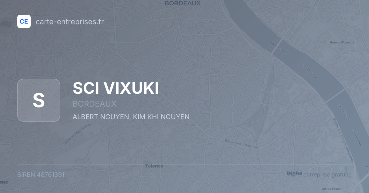 SCI VIXUKI — 487613911 — fiche entreprise