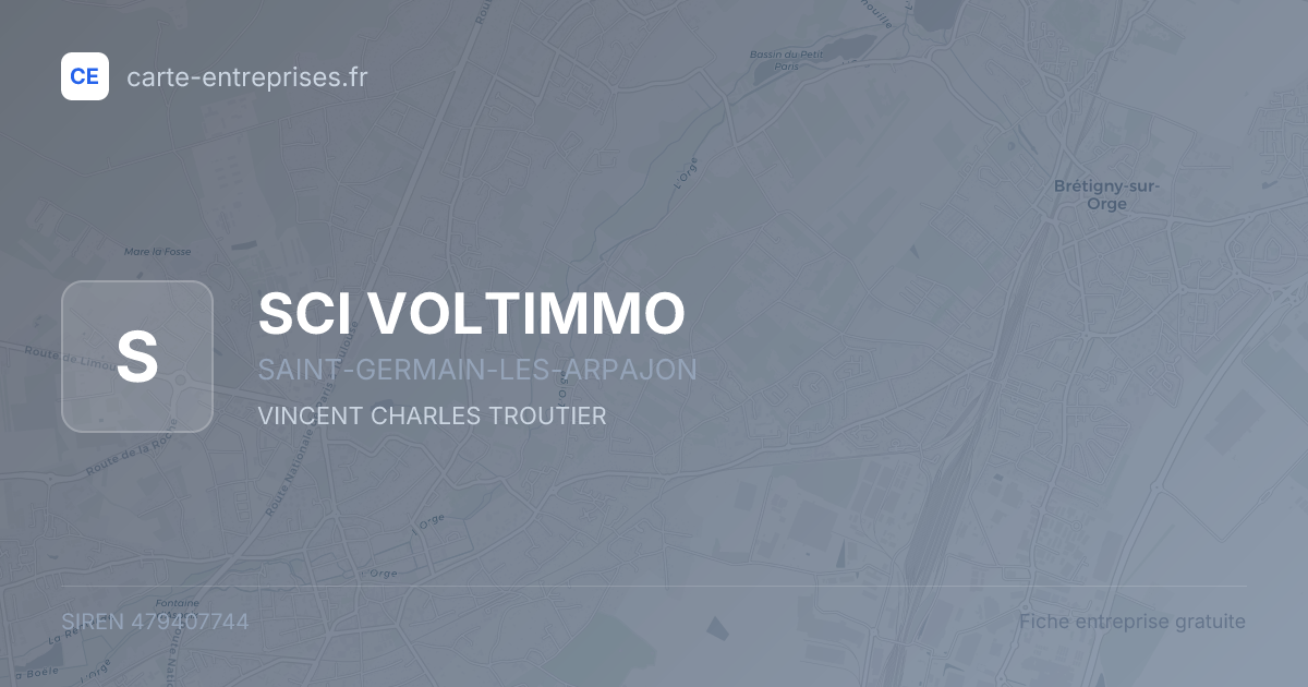 SCI VOLTIMMO — 479407744 — fiche entreprise