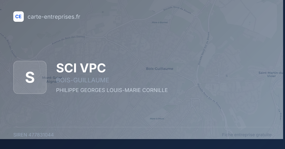 SCI VPC — 477831044 — fiche entreprise