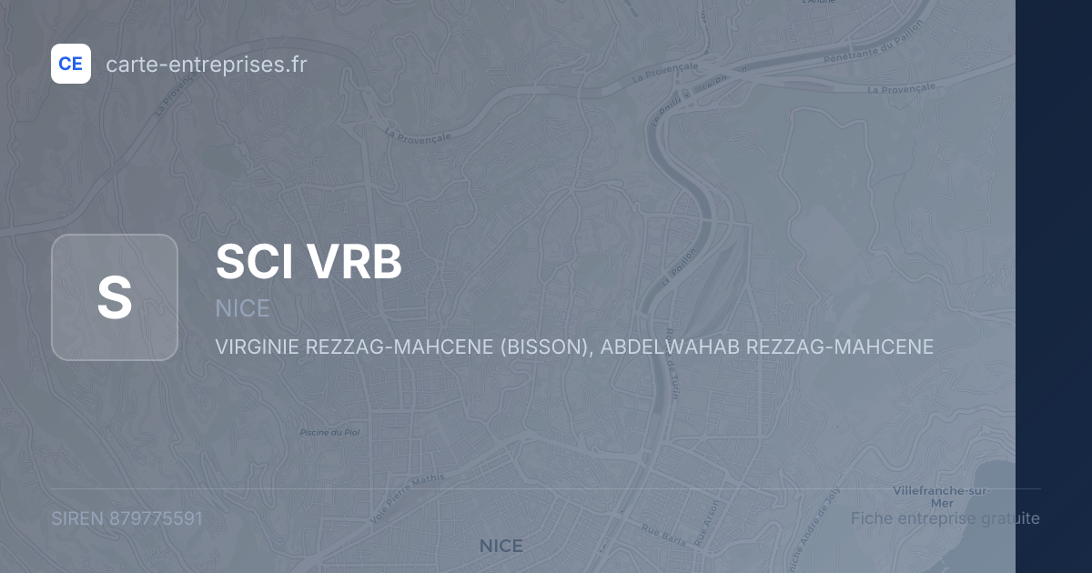 SCI VRB — 879775591 — fiche entreprise