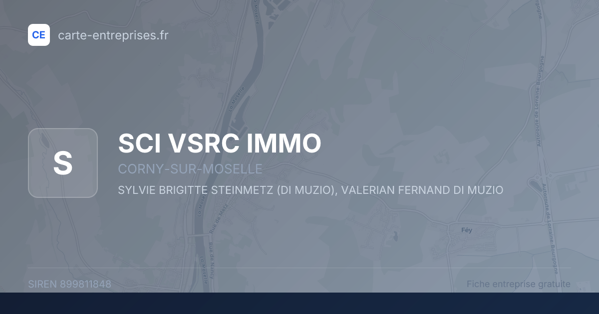 SCI VSRC IMMO — 899811848 — fiche entreprise