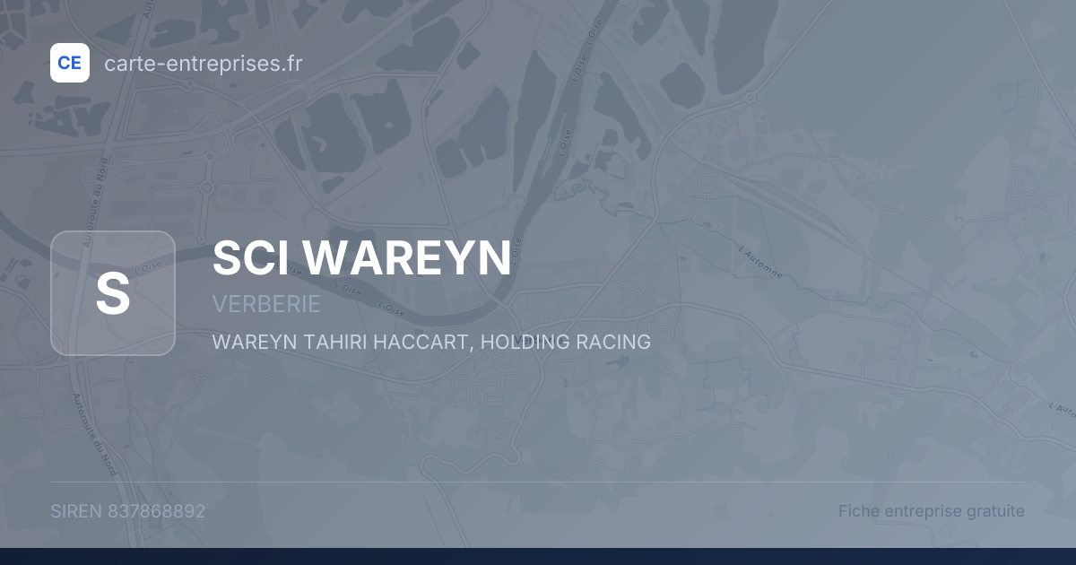 SCI WAREYN — 837868892 — fiche entreprise