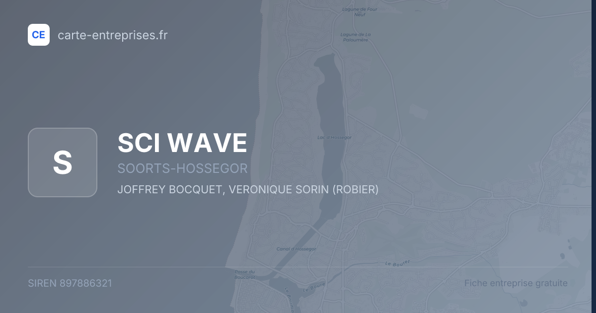 SCI WAVE — 897886321 — fiche entreprise