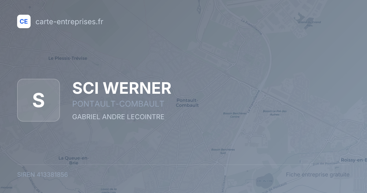 SCI WERNER — 413381856 — fiche entreprise