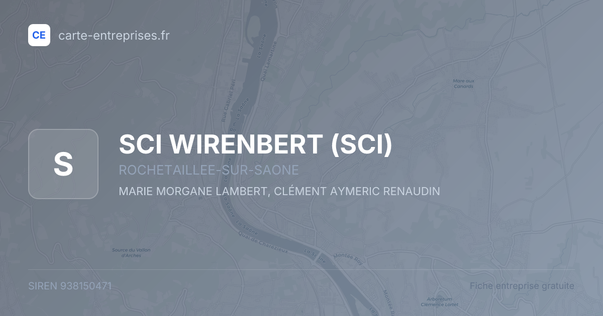 SCI WIRENBERT (SCI) — 938150471 — fiche entreprise