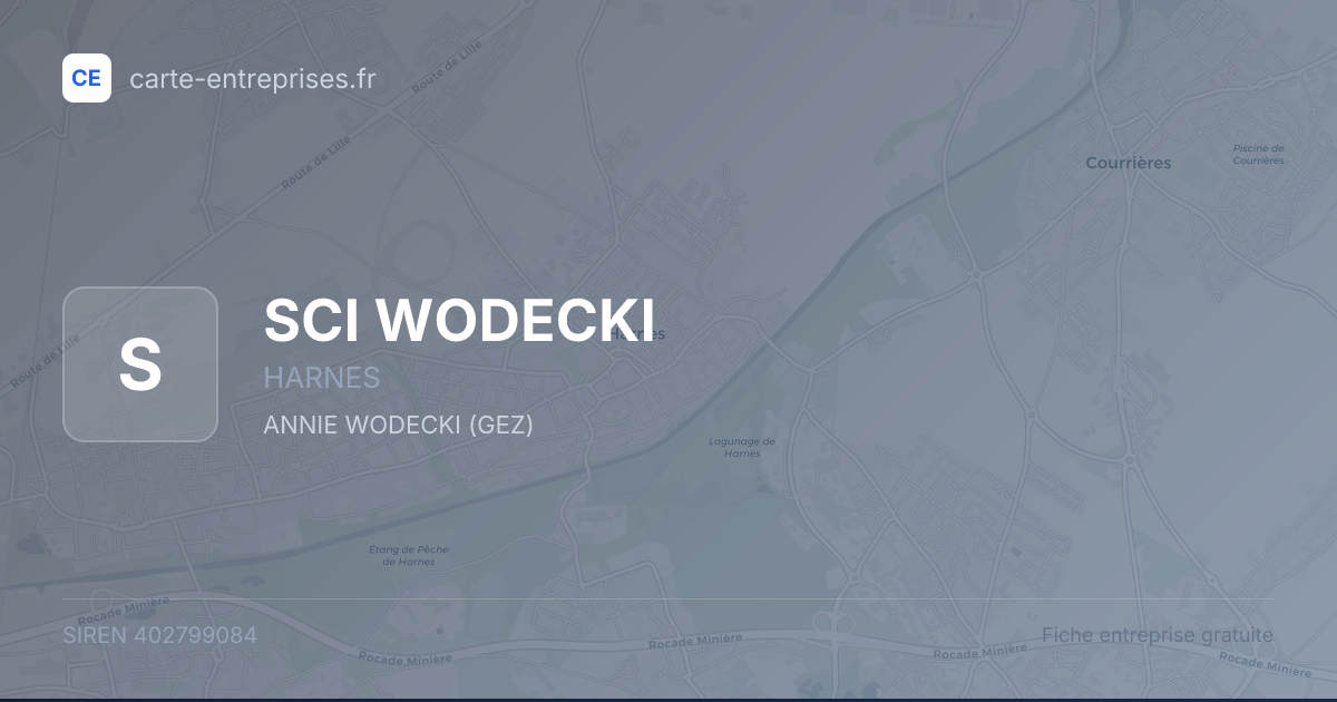 SCI WODECKI — 402799084 — fiche entreprise