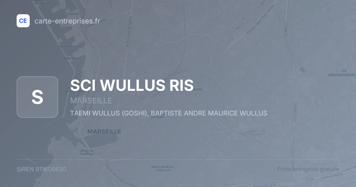SCI WULLUS RIS — 911606630 — fiche entreprise