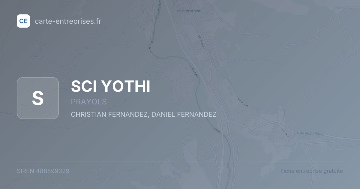 SCI YOTHI — 488899329 — fiche entreprise