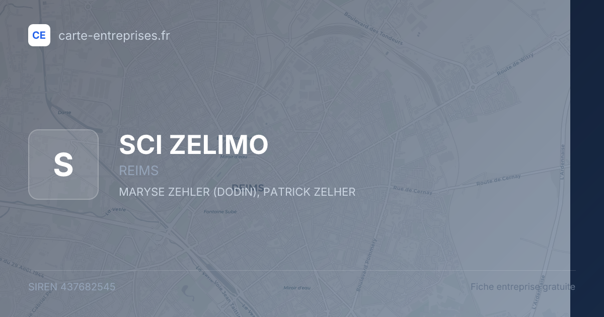 SCI ZELIMO — 437682545 — fiche entreprise