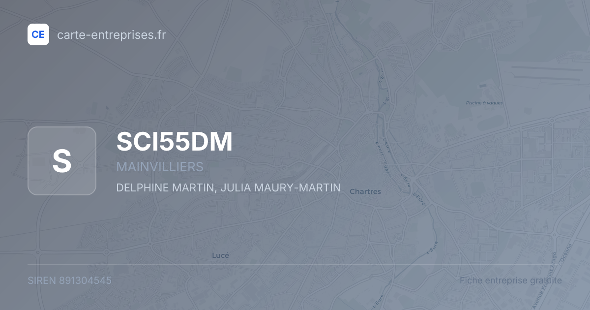 SCI55DM — 891304545 — fiche entreprise