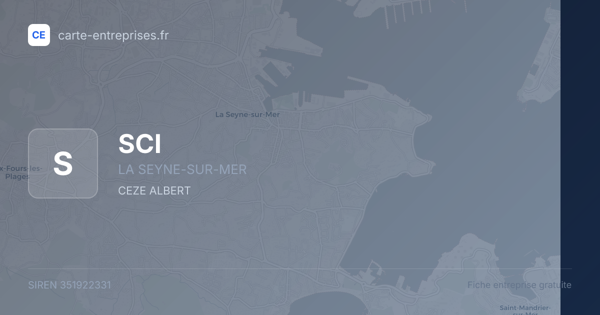 SCI — 351922331 — fiche entreprise