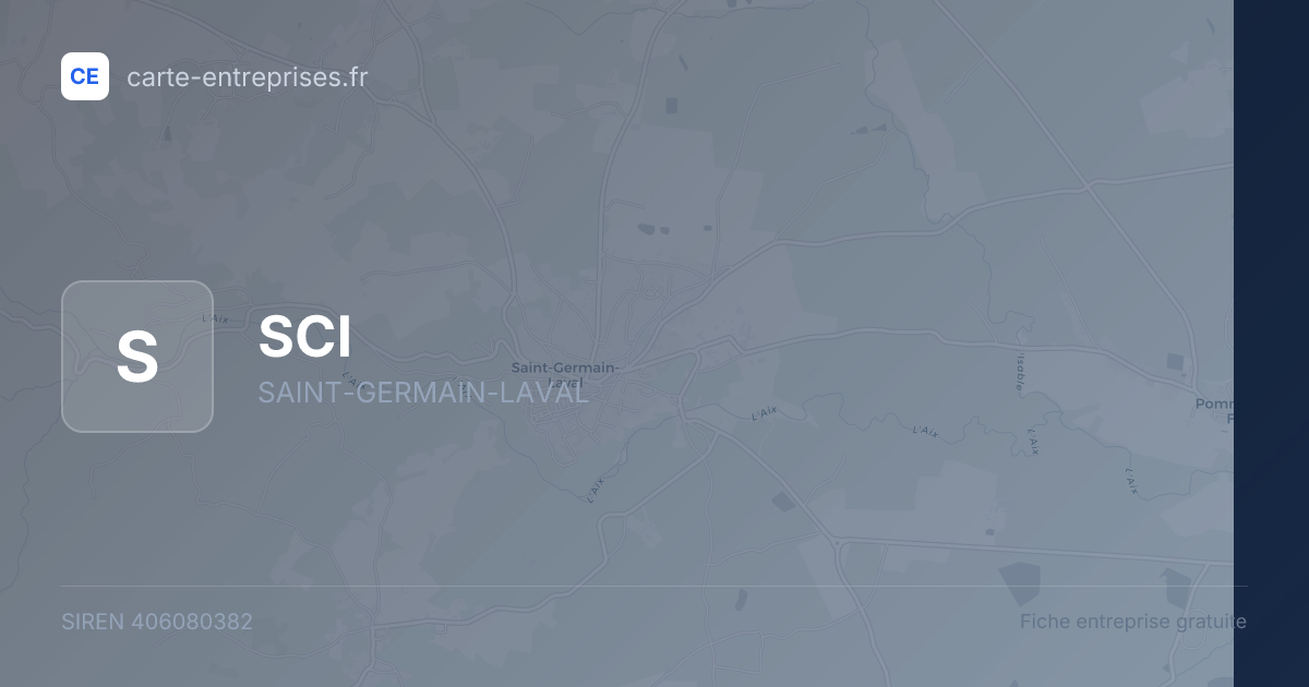 SCI — 406080382 — fiche entreprise