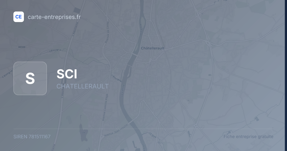 SCI — 781511167 — fiche entreprise