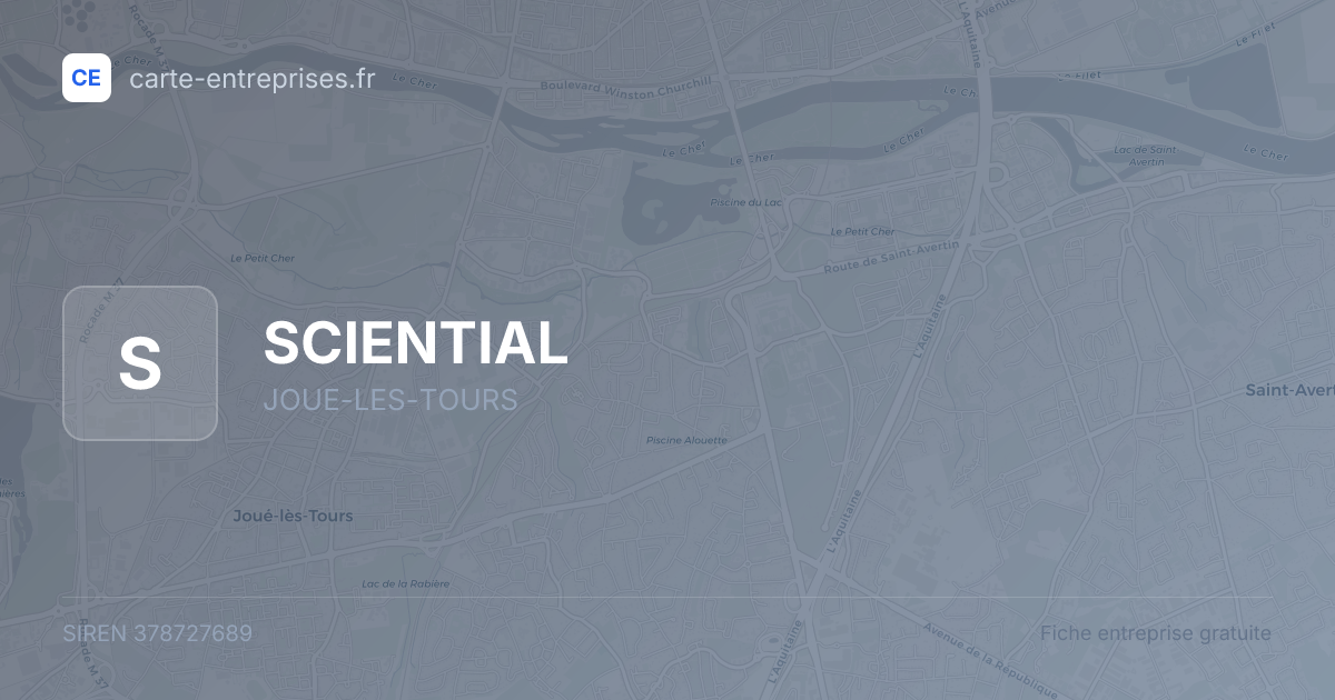 SCIENTIAL — 378727689 — fiche entreprise