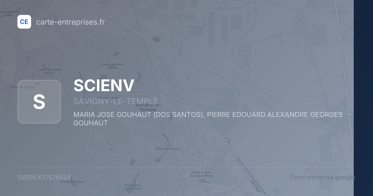 SCIENV — 437676554 — fiche entreprise