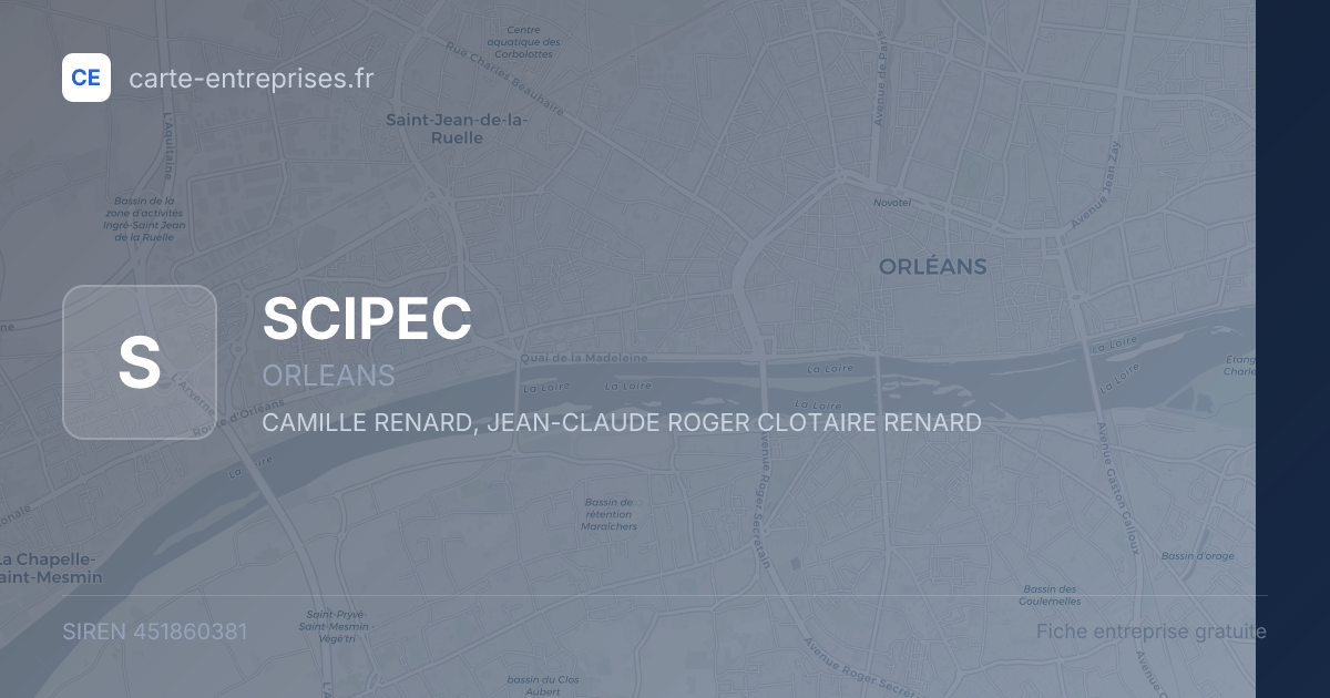 SCIPEC — 451860381 — fiche entreprise