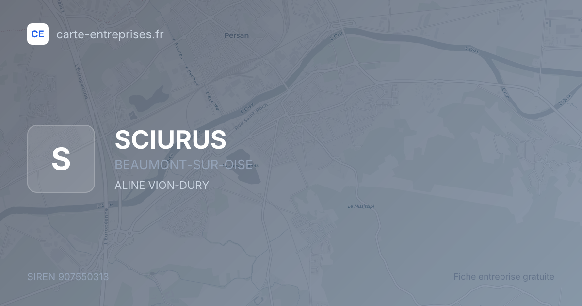 SCIURUS — 907550313 — fiche entreprise