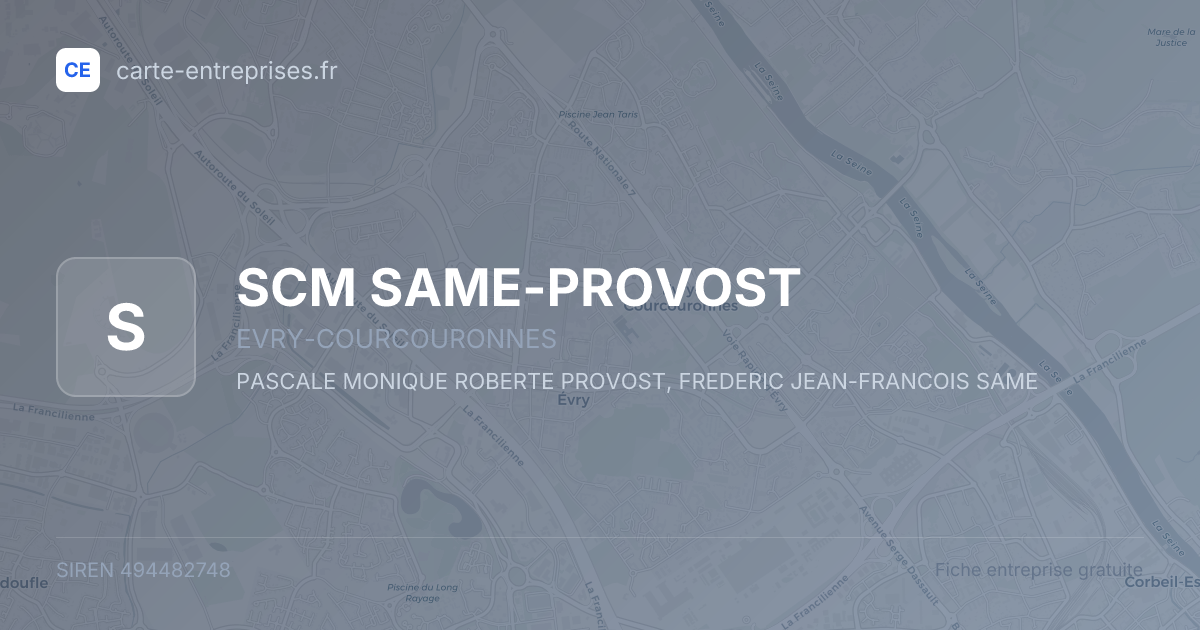 SCM SAME-PROVOST — 494482748 — fiche entreprise