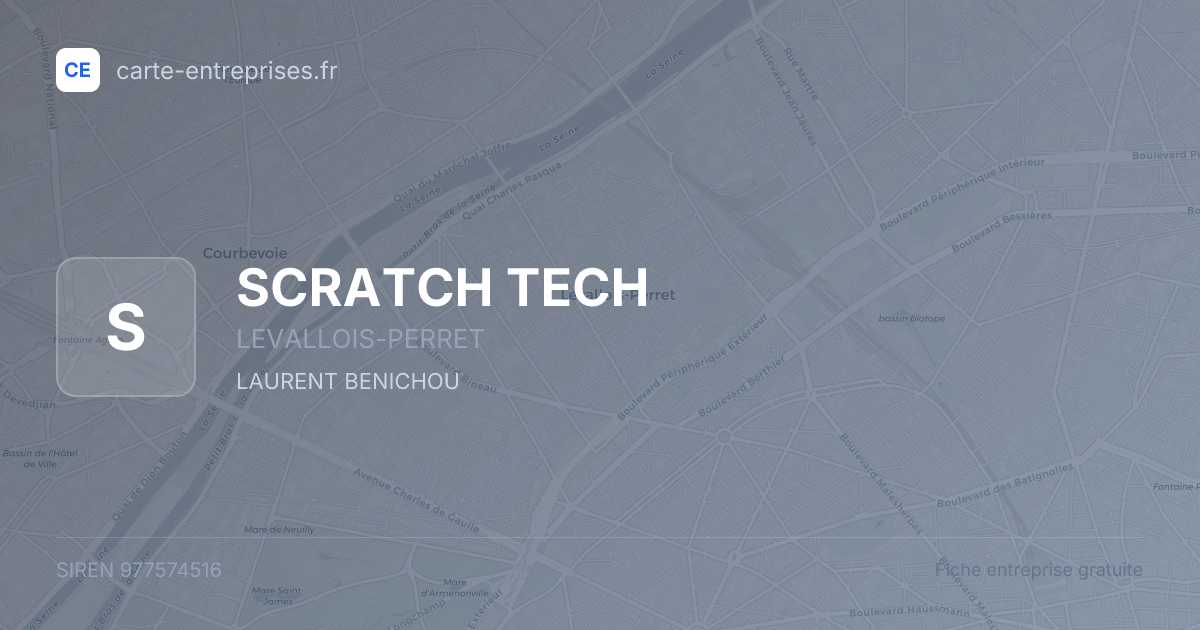 SCRATCH TECH — 977574516 — fiche entreprise