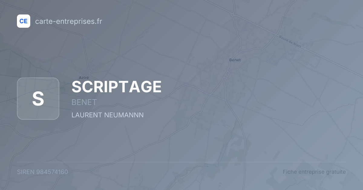 SCRIPTAGE — 984574160 — fiche entreprise