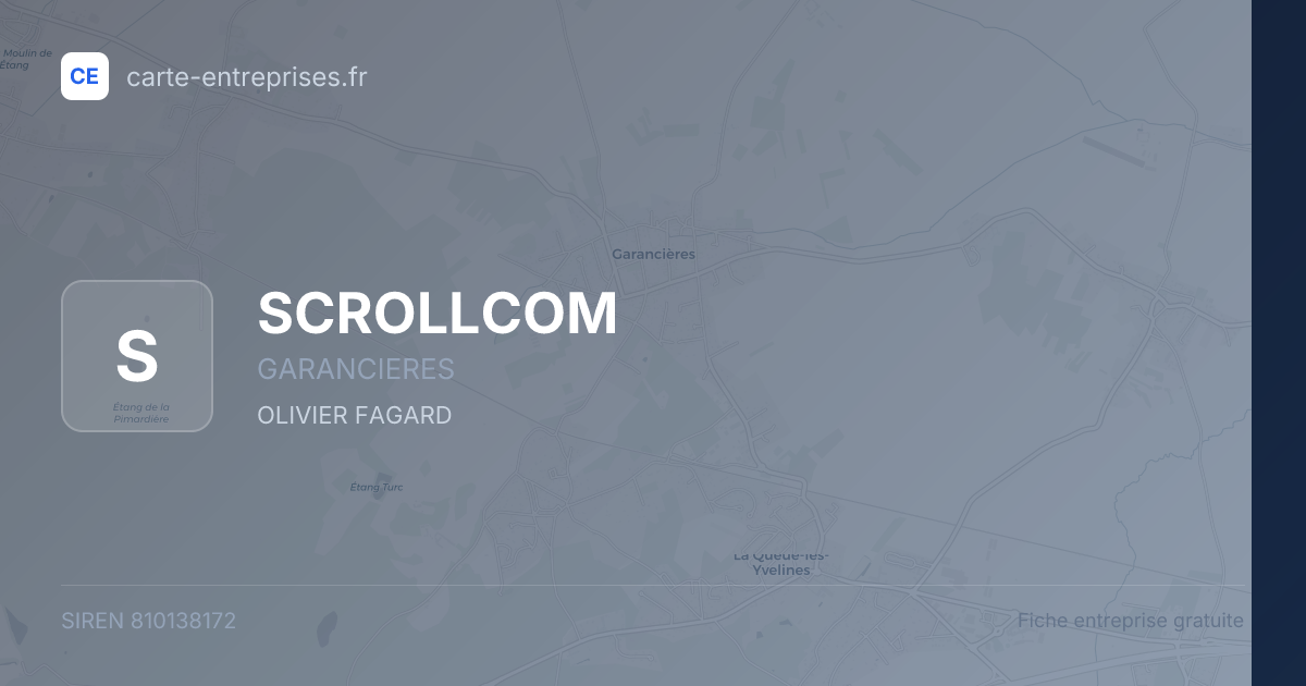 SCROLLCOM — 810138172 — fiche entreprise
