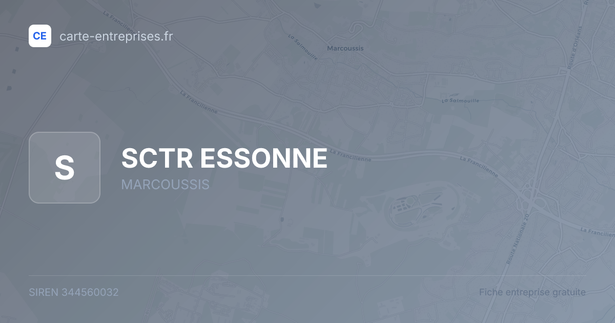 SCTR ESSONNE — 344560032 — fiche entreprise