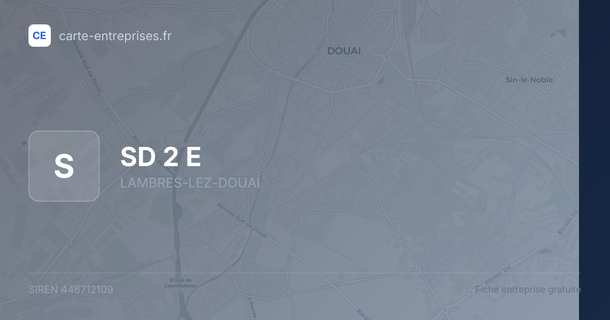 SD 2 E — 448712109 — fiche entreprise
